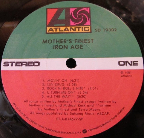 Mother's Finest ‎– Iron Age