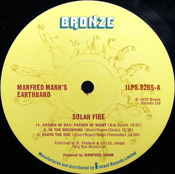 Manfred Mann's Earth Band ‎– Solar Fire