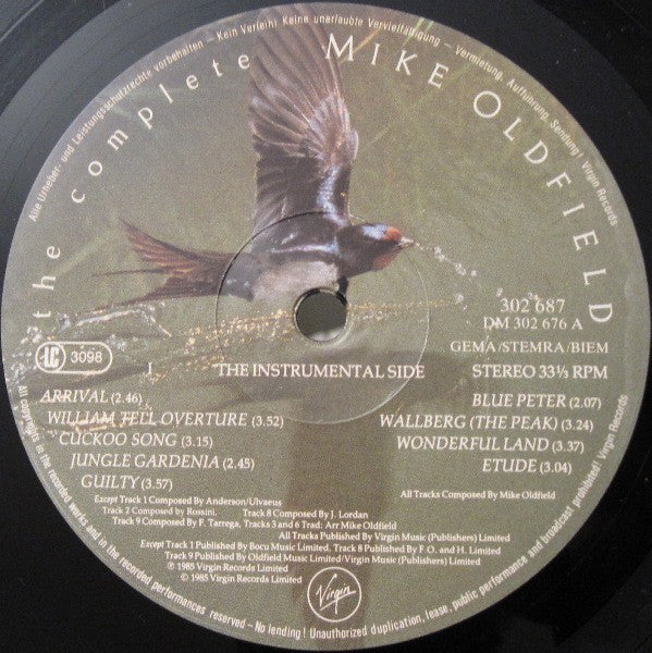 Mike Oldfield ‎– The Complete Mike Oldfield