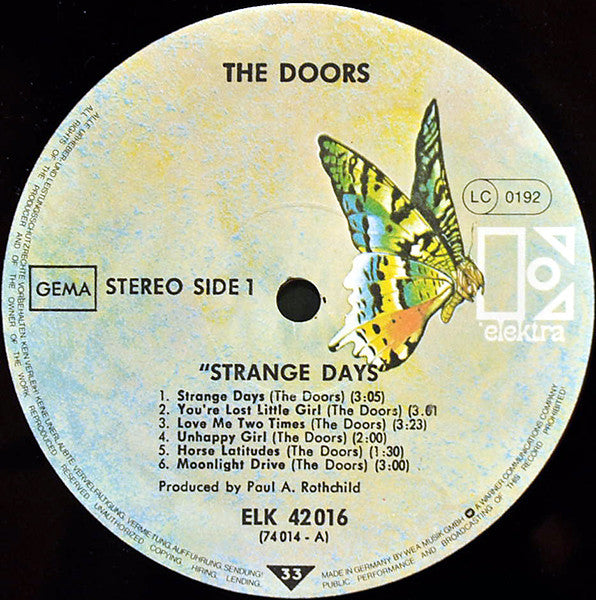Doors - Strange Days - RecordPusher  