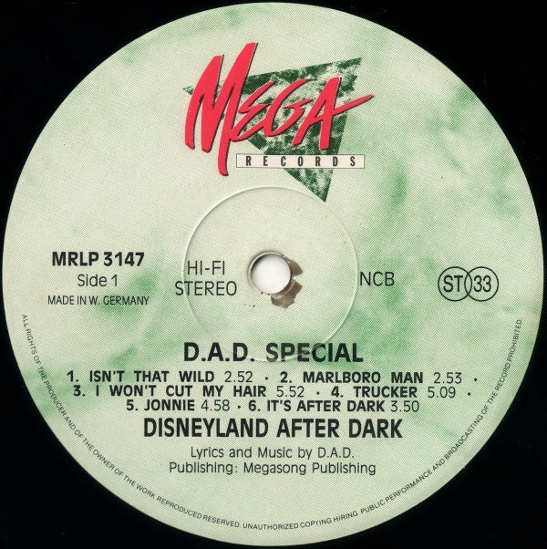D-A-D - (Disneyland After Dark) - Special