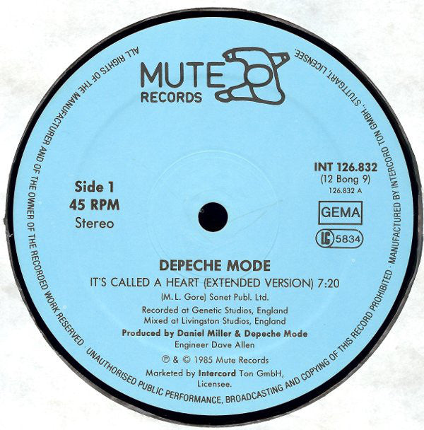 Depeche Mode ‎– It's Called A Heart