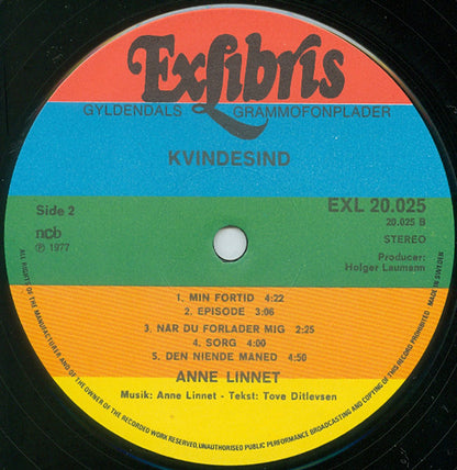 Linnet, Anne  ‎– Kvindesind