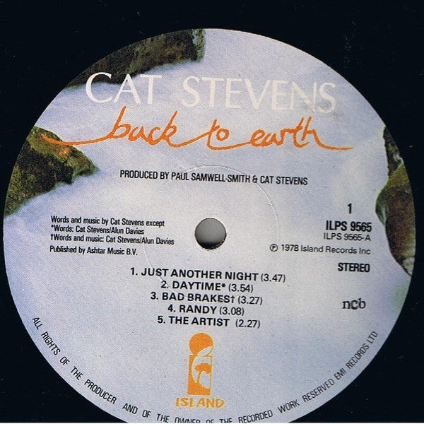 Stevens, Cat - Back To Earth