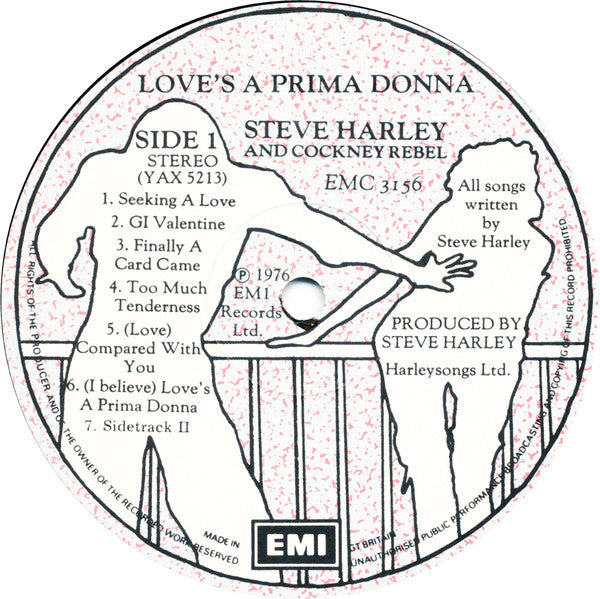 Harley, Steve And Cockney Rebel ‎– Love's A Prima Donna