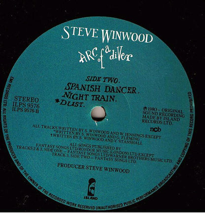 Winwood, Steve ‎– Arc Of A Diver