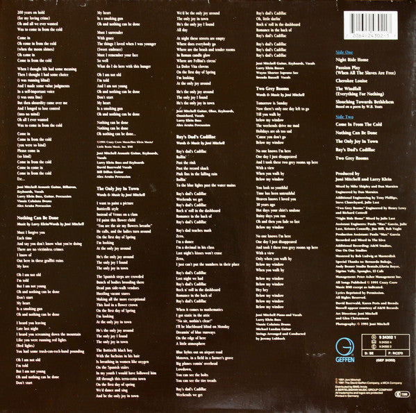 Mitchell, Joni Night Ride Home Vinyl Shop RecordPusher