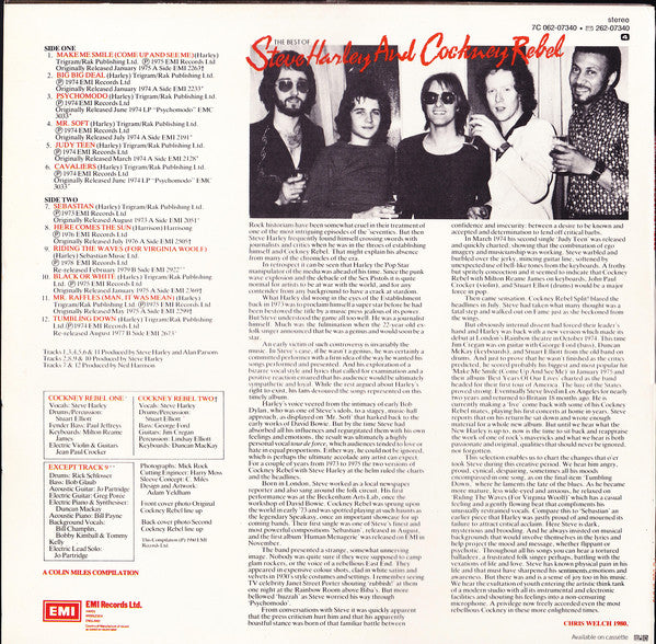 Steve Harley & Cockney Rebel ‎– The Best Of Steve Harley & Cockney Rebel