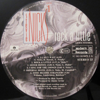 Nicks, Stevie - Rock A Little
