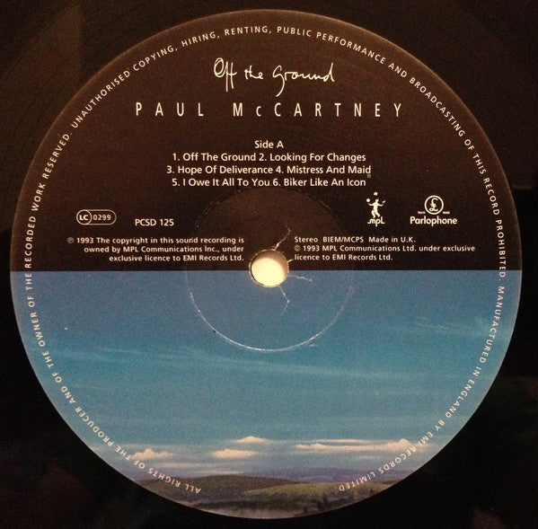 McCartney, Paul - Off The Ground
