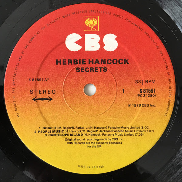 Hancock, Herbie  - Secrets