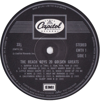 Beach Boys ‎– 20 Golden Greats