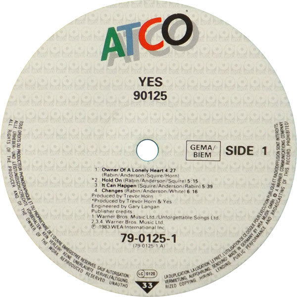 Yes - 90125