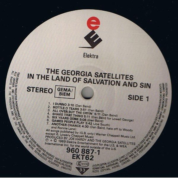 Georgia Satellites - In The Land Of Salvation And Sin