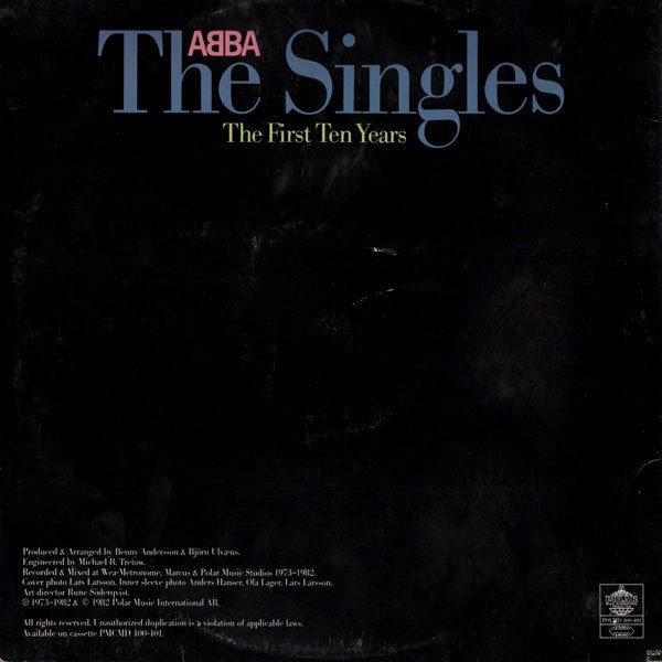 ABBA - The First Ten Years - RecordPusher  