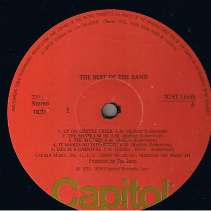 Band ‎– The Best Of The Band