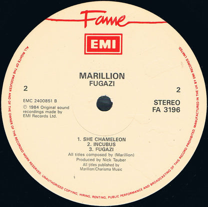 Marillion - Fugazi