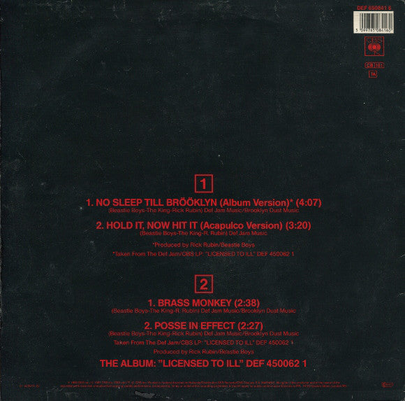 Beastie Boys ‎– No Sleep Till Brooklyn