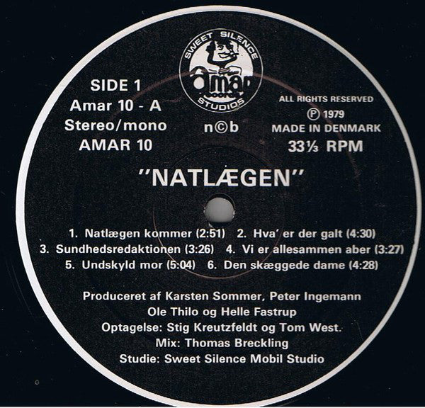 Natlægeholdet ‎– Rock-Revuen "Natlægen"