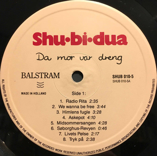 Shu-bi-dua ‎– Da Mor Var Dreng