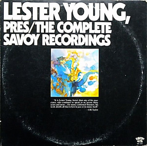 Young, Lester ‎ ‎– Pres/The Complete Savoy Recordings