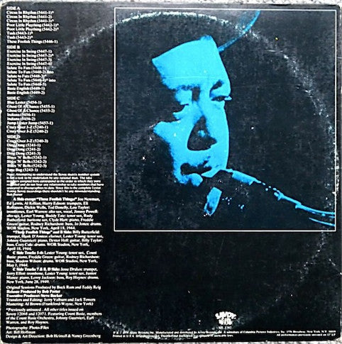 Young, Lester ‎ ‎– Pres/The Complete Savoy Recordings