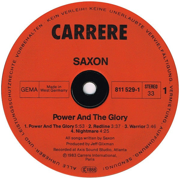 Saxon - Power & Glory