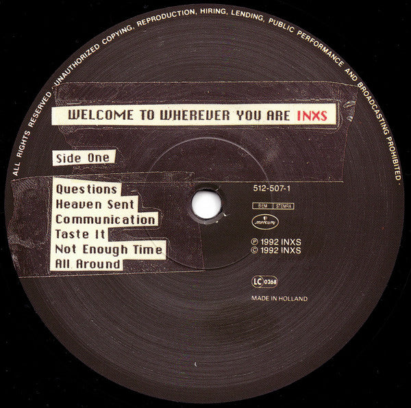 INXS - Welcome To Wherever You Are