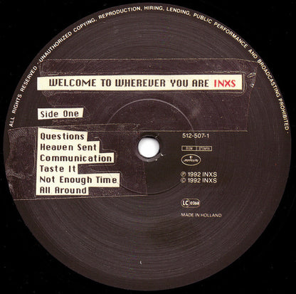 INXS - Welcome To Wherever You Are