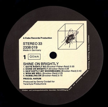 Procol Harum ‎– Shine On Brightly - Home