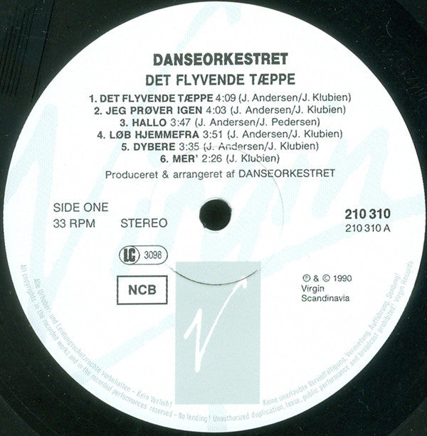 Danseorkestret ‎– Det Flyvende Tæppe