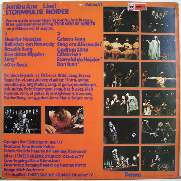 Jomfru Ane ‎– Stormfulde Højder - Live!