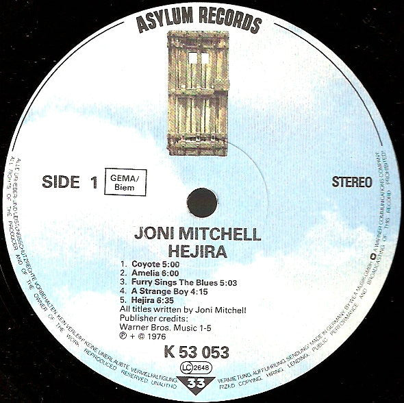 Mitchell, Joni - Hejira