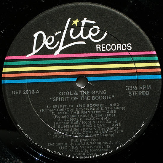 Kool & The Gang ‎– Spirit Of The Boogie