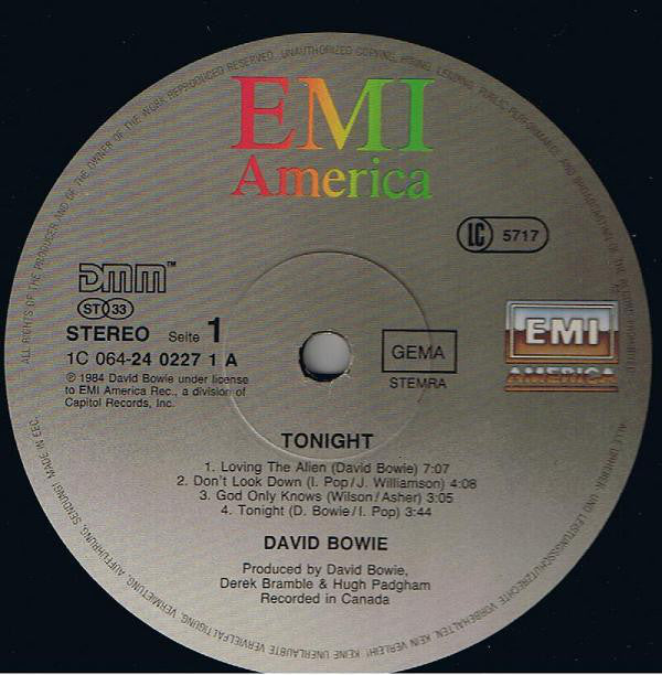 Bowie, David - Tonight