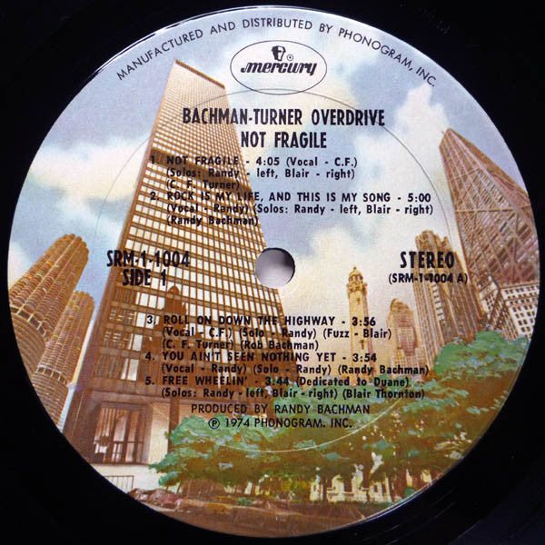 Bachman-Turner Overdrive - Not Fragile