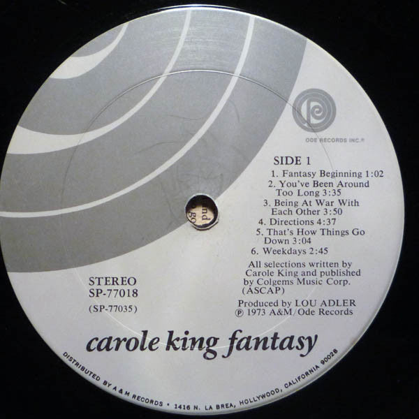 King, Carole  ‎– Fantasy