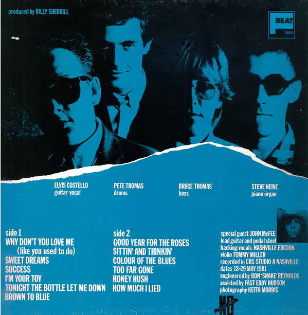 Costello, Elvis  & The Attractions ‎– Almost Blue - RecordPusher  