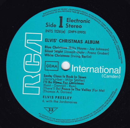 Presley, Elvis ‎– Elvis' Christmas Album