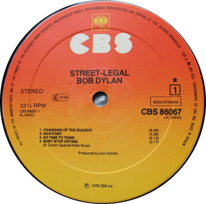 Dylan, Bob ‎– Street-Legal