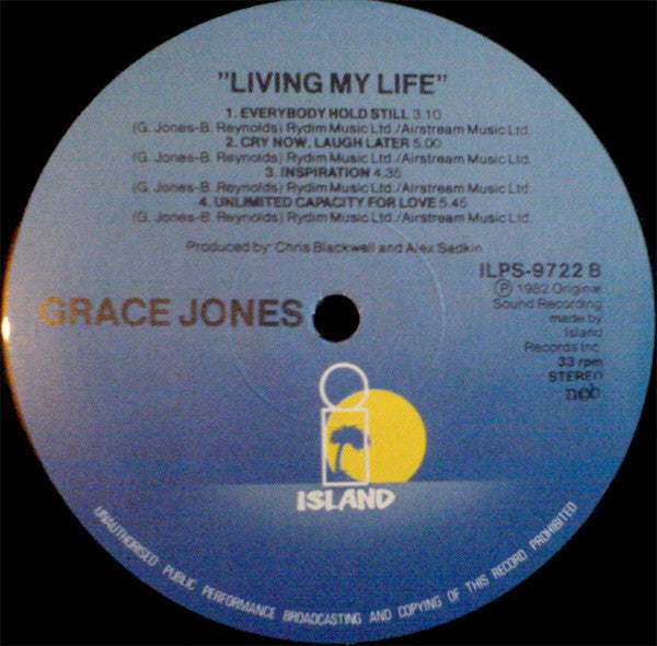 Jones, Grace - Living My Life