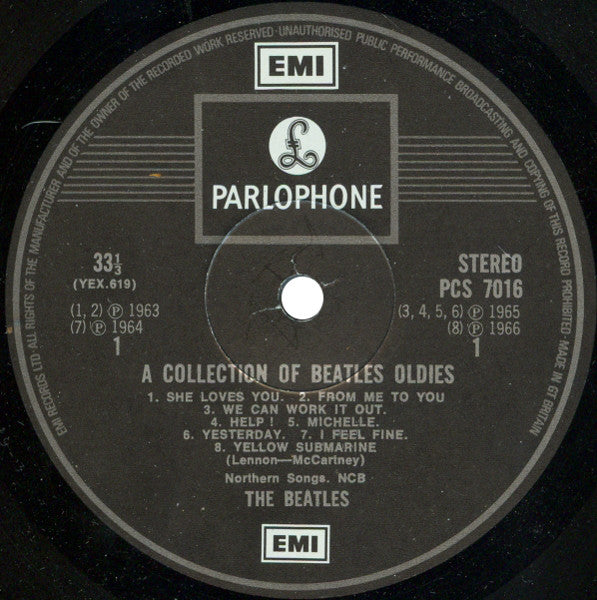 Beatles ‎– A Collection Of Oldies But Goldies
