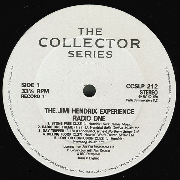 Hendrix, Jimi Experience - Radio One