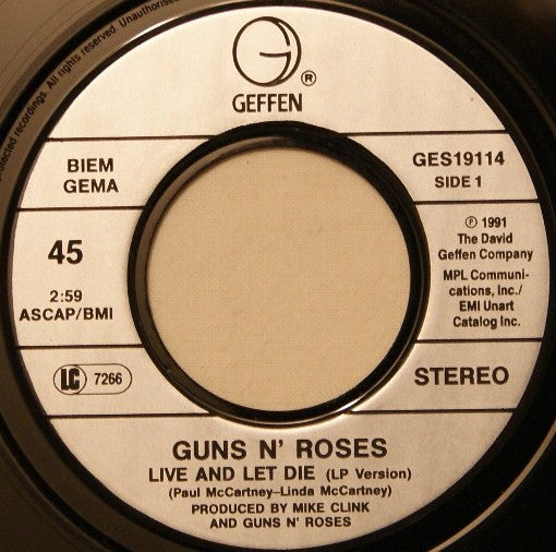 Guns n' Roses - Live And Let Die