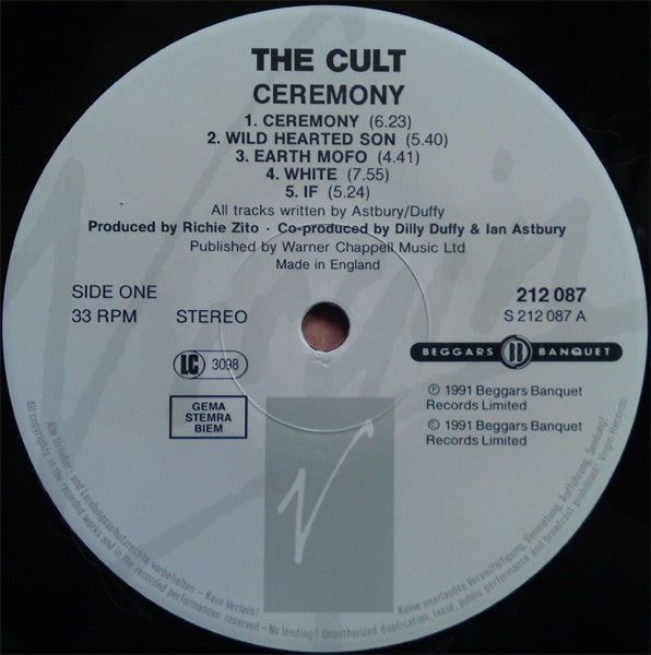 Cult - Ceremony - RecordPusher  