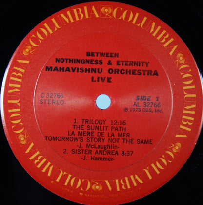 Mahavishnu Orchestra ‎– Between Nothingness & Eternity