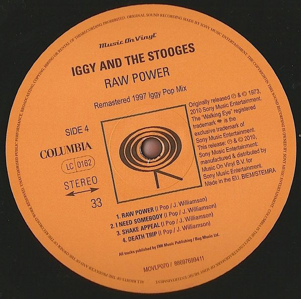 Iggy And The Stooges - Raw Power