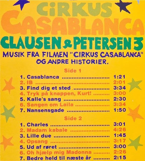 Clausen & Petersen ‎– Cirkus Casablanca
