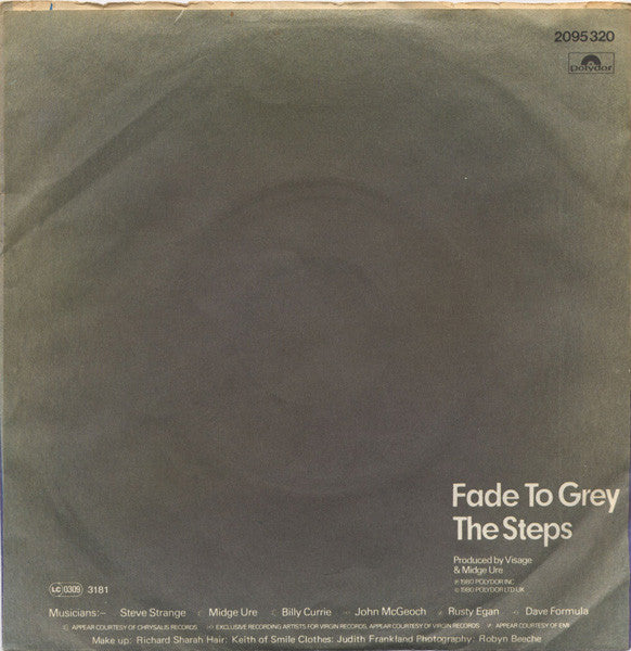 Visage - Fade To Grey