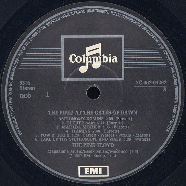 Pink Floyd ‎– The Piper At The Gates Of Dawn